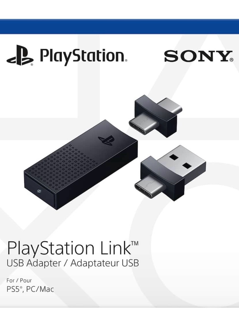 PlayStation Link USB C and USB A Adapter for PS5 PC and Mac